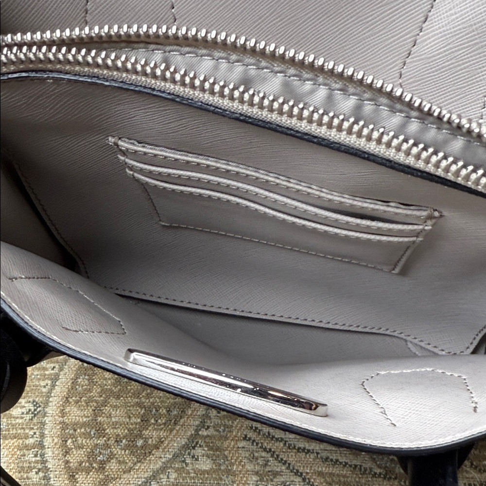 Michael Kors Dark Gray Signature Tote - Picture 7 of 16